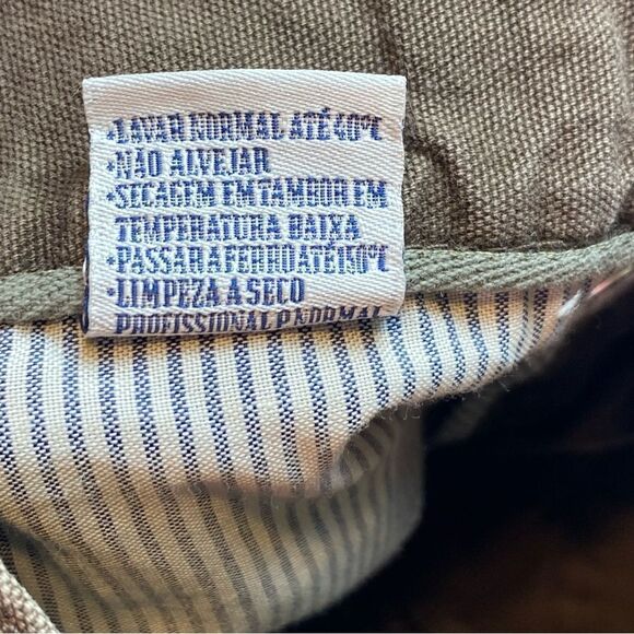 Hughes Men,'s Wear Brown Canvas Pants Size 38 - Picture 5 of 14